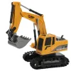 Transfronteriza niños alloy control remoto excavadora coche de juguete 6 paso retroexcavadora eléctrica camión de construcción excavadora modelo juguetes al por mayor súper grande excavadora locomotora niños como los adultos y los niños como los juguetes genuino leaoy Item Picture